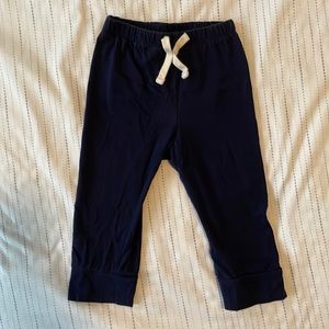 Baby GAP navy long pants with decorative drawstring
